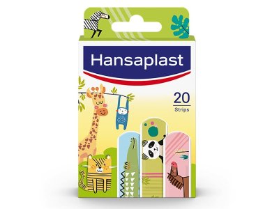 Hansaplast Kids Animals, Επιθέματα Παιδικά με Ζωάκια, 20τμχ
