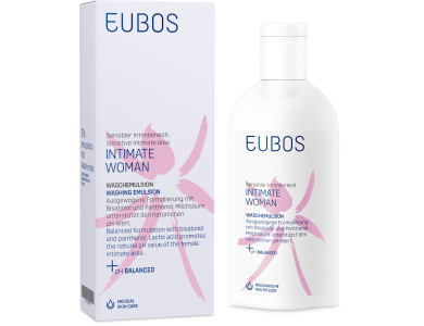 Eubos Intimate Woman Washing Emulsion, Υγρό Καθαρισμού για την Ευαίσθητη Περιοχή, 200ml