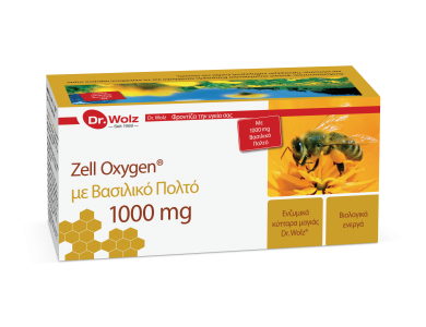 Power Health Zell Oxygen + Gelee Royale 1000mg Συμπλήρωμα με Βασιλικό Πολτό για Έξτρα Τόνωση & Ενέργεια, 14 x 20ml