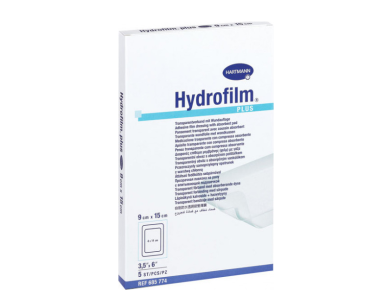 Hartmann Hydrofilm Plus 9cm x 15cm, Αυτοκόλλητα Επιθέματα Τραύματος, 5τμχ