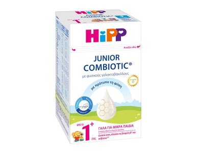 HiPP Junior Combiotic 1+ Γάλα για Μικρά Παιδιά από το 1ο Έτος, 600gr