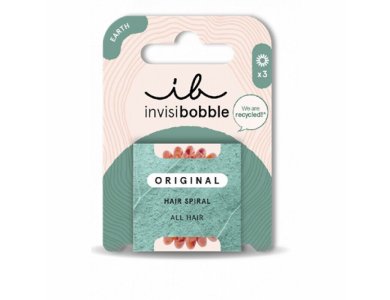 Invisibobble Original Earth Collection Save It Or Waste It Λαστιχάκι Μαλλιών Σπιράλ, 3τμχ