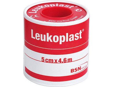 Leukoplast, Αυτοκόλλητη Επιδεσμική Ταινία 5cm x 4.6m, 1τμχ