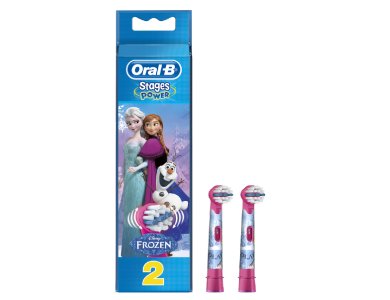 ORAL-B Kids Frozen II Extra Soft, Ανταλλακτικές Κεφαλές για Παιδικές Ηλεκτρικές Οδοντόβουρτσες ORAL-B, 2τμχ