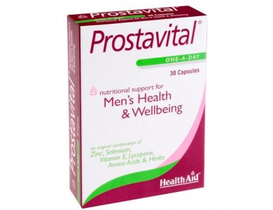 Health Aid Prostavital Συμπλήρωμα για την Καλή Υγεία του Προστάτη, 30caps