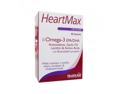 Health Aid Heartmax για την Προστασία και την  Υγεία της Καρδιάς,  60caps