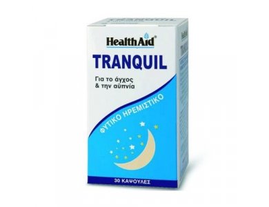 Health Aid Tranquil Συμπλήρωμα Διατροφής για το Άγχος & την Αϋπνία, 30caps