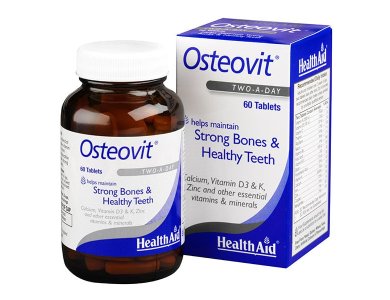 Health Aid Osteovit Συμπλήρωμα Διατροφής Συνδυασμός Βιταμινών & Μετάλλων για την Οστεοπόρωση, 60tabs
