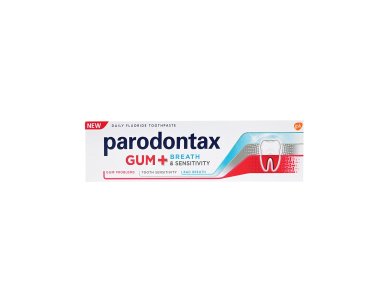 Parodontax Gum+ Breath & Sensitivity, Φθοριούχος Οδοντόκρεμα Καθημερινής Χρήσης, 75ml