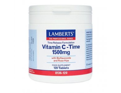 Lamberts Vitamin C-time 1500 mg, 120 tabs