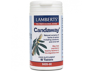 Lamberts Candaway για την Υγεία του Γαστρεντερικού Συστήματος, 60caps