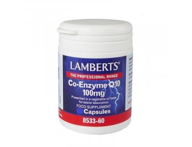 Lamberts Co-Enzyme Q10 100mg 30 Capsules