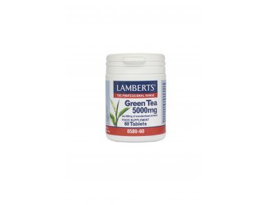 Lamberts Green Tea 5000 mg με Άριστες Αντιοξειδωτικές Ιδιότητες, 60tabs