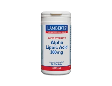 Lamberts Alpha Lipoic Acid, Αντοξειδωτικό, Ψυχολογία - Στρες 300mg, 90tabs