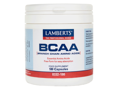 Lamberts BCAA (Branch Chain Amino Acids), Συμπλήρωμα Διατροφής για Έντονη Άσκηση, 180caps