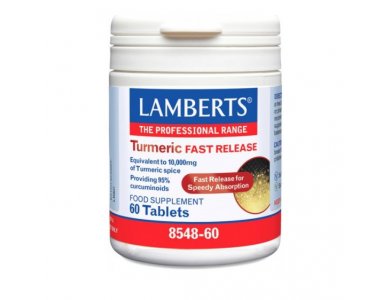 LAMBERTS TURMERIC FAST RELEASE 60TABS.