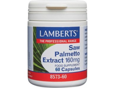 Lamberts Saw Palmetto Extract, Καλή Υγεία του Προστάτη & Γυναικείων Ορμονών 160mg, 60caps