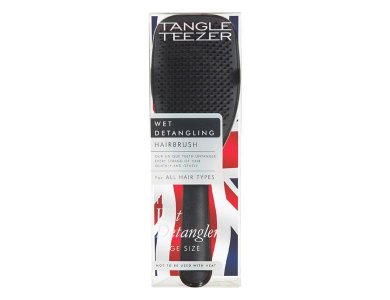 Tangle Teezer The Large Wet Detangler, Βούρτσα Ιδανική για Βρεγμένα Μαλλιά Large, Μαύρη, 1τμχ