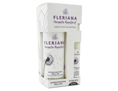 Power Health Fleriana Promo Mosquito Repellent Roll-On Αντικουνουπικό, 100ml & Δώρο After Bite Balm, 7ml, 1σετ