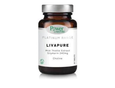 Power Health Classics Platinum LivaPure Ισχυρό Συμπλήρωμα Διατροφής για την Καλή Υγεία του Ήπατος, 30tabs
