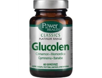 Power Health Classics Platinum Glucolen Συμπλήρωμα Διατροφής για το Διαβήτη 60Κάψουλες