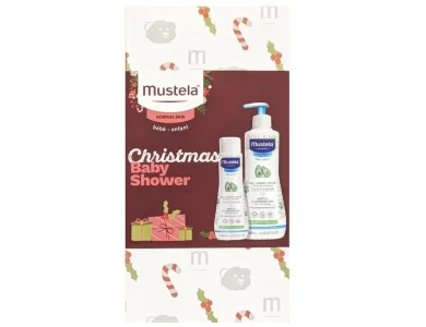 Mustela Christmas Baby Shower Promo Gentle Cleansing Gel Hair & Body Τζελ Καθαρισμού για Μαλλιά & Σώμα με Αβοκάντο, 500ml & 200ml, 1σετ