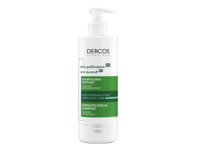 Vichy Dercos Anti-Dandruff DS Shampoo Normal/Oily Hair, Αντιπιτυριδικό Σαμπουάν Κανονικά/Λιπαρά Μαλλιά, 390ml