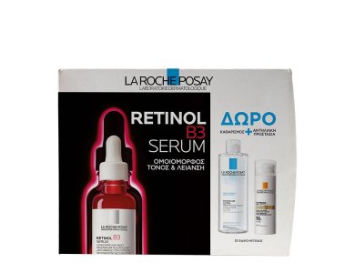 La Roche Posay Promo Retinol B3 Serum 30ml +Eau Micellaire Ultra 50ml & Anthelios Face SPF50+ 3ml