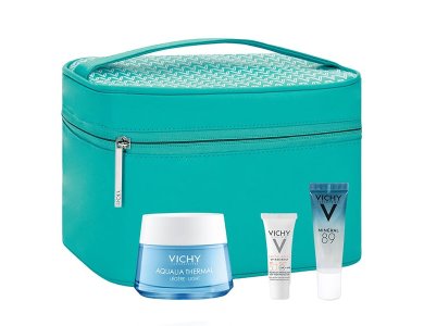 Vichy Promo Pack, Aqualia Thermal Gel-Cream Light 50ml, Mineral 89 Booster 10ml, UV-Age Daily SPF50 3ml, +Δώρο Νεσεσέρ