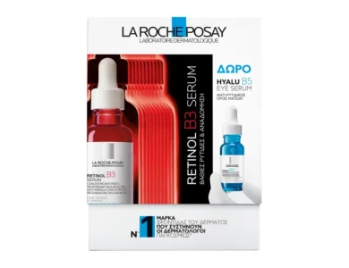 La Roche-Posay Promo με Retinol B3 Serum Αντιρυτιδικός Ορός Προσώπου, 30ml & Δώρο Hyalu Β5 Eye Serum, 5ml, 1σετ