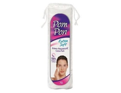 Pom Pon Extra Soft, Δίσκοι Ντεμακιγιάζ , 70τμχ