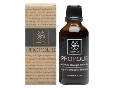 Apivita Propolis Βιολογικό Διάλυμα Πρόπολης για Ενίσχυση της Φυσικής Άμυνας με Αντισηπτικές, Αντιμικροβιακές & Αντιβιοτικές Ιδιότητες, 50ml
