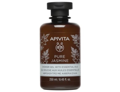 Apivita Pure Jasmine Shower Gel Αφρόλουτρο με Αιθέρια Έλαια 250ml
