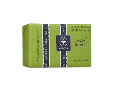Apivita Natural Soap Σαπούνι με Ελιά για τις ξηρές επιδερμίδες 125gr