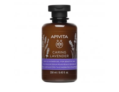 Apivita Caring Lavender Απαλό Αφρόλουτρο για Ευαίσθητες Επιδερμίδες 250ml
