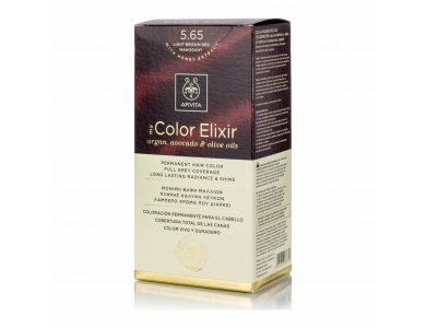 Apivita My Color Elixir 5.65 Καστανό Ανοιχτό Κόκκινο Μαονί, 1τμχ