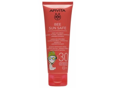 Apivita Bee Sun Safe Baby Sun Cream SPF30 Βρεφική Αντηλιακή Κρέμα με Καλέντουλα & Πρόπολη, 100ml