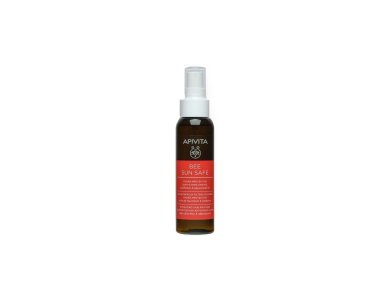 Apivita Bee Sun Safe Hydra Protection Sun Filters Hair Oil Αντηλιακό Λάδι Μαλλιών για Προστασία με Ηλίανθο & Λάδι Αβυσσινίας, 100ml