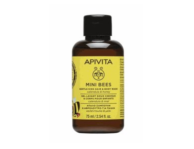 APIVITA Mini Bees  Gentle Kids Hair & Body Wash 75ml