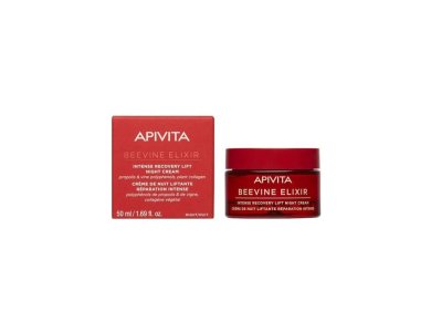 Apivita Beevine Elixir Αντιρυτιδική Κρέμα Για Σύσφιξη & Lifting Νύχτας Με Σύμπλοκο Prοpolift & Φυτικό Κολλαγόνο, 50ml