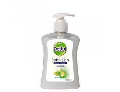 Dettol Soft on Skin Hard on Dirt Liquid Αντιβακτηριδιακό Υγρό Κρεμοσάπουνο με Aloe Vera and Vitamin E 250ml
