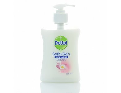Dettol Soft On Skin Antibacterial Hand Wash Chamomile, Αντιβακτιριδιακό Κρεμοσάπουνο Χεριών Χαμομήλι 250ml