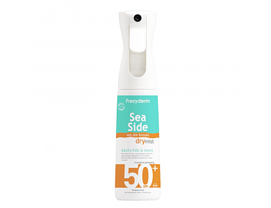 Frezyderm Sea Side Dry Mist SPF50+ Αντηλιακό Spray Σώματος Πολύ Υψηλής Προστασίας, 300ml