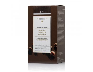 Korres Βαφή ARGAN OIL Advanced Colorant 4.77 Σκούρο Σοκολατί