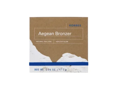 Korres Aegean Bronzer Natural Tan Look Healthy Glow Πούδρα Bronzing, 7g