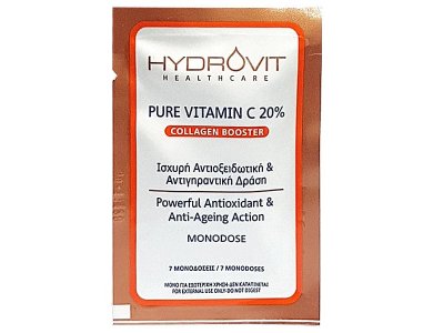 Hydrovit Pure Vitamin C 20% Collagen Booster 7 Μονοδόσεις