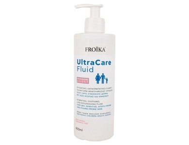 Froika UltraCare Fluid Fragrance Free, Ενυδατικό, Καταπραϋντικό, Γαλάκτωμα Ελαφριάς Υφής, για Πολύ Ξηρό & Ευαίσθητο Δέρμα με Τάση Ατοπίας, 400ml