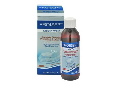 Froika Froisept Mouthwash, Στοματικό Διάλυμα με Ενεργό Οξυγόνο και Στέβια, 250ml