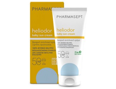 Pharmasept Heliodor Kids Sun Cream Spf50, Παιδική Αντηλιακή Κρέμα Προσώπου & Σώματος Υψηλής Προστασίας, 150ml