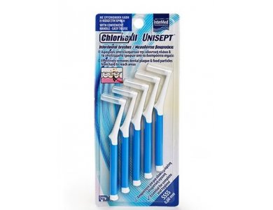 Intermed Chlorhexil Interdental Brushes Μεσοδόντια Βουρτσάκια SSSS 0,6mm, 5 τμχ